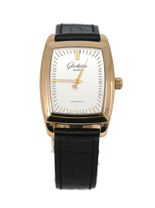 Glashutte Serenade Karree 18K Rose Gold Watch 3952515104