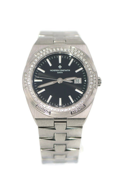 Vacheron Constantin Overseas Diamond Stainless Steel Watch 1205V