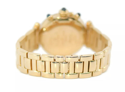 Cartier Pasha Chronograph 18K Yellow Gold Watch 30009
