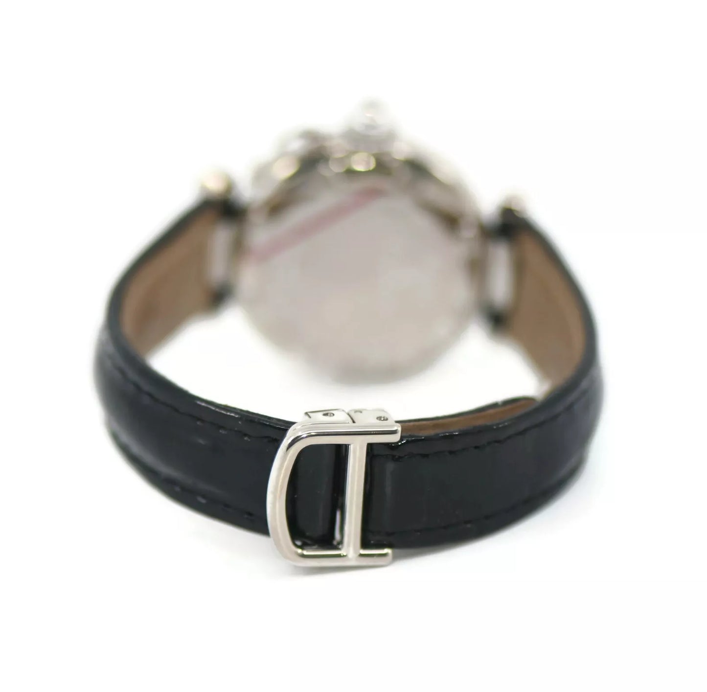 Cartier Pasha Diamond 18K White Gold Watch 2398