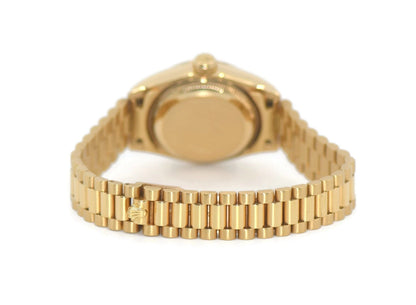 Rolex Datejust Mirror Dial Diamond 18K Yellow Gold Watch 69238