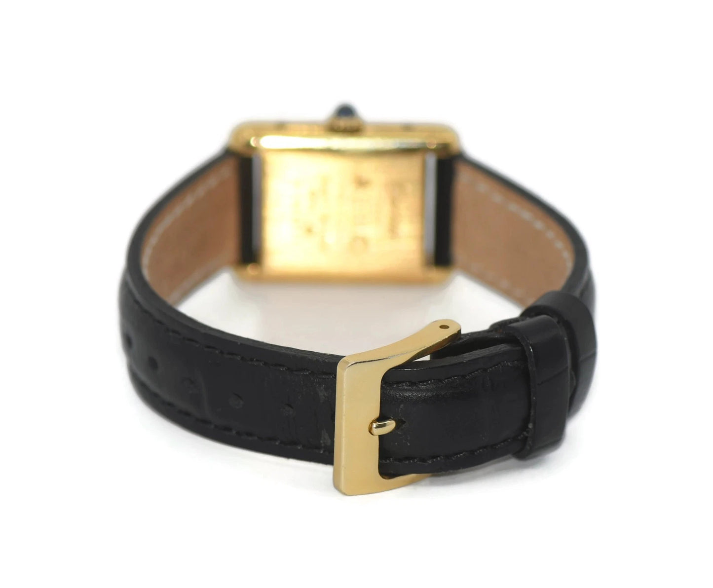 Cartier Tank Vermeil Sterling Silver Watch