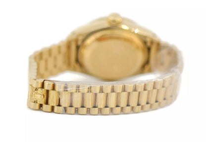 Rolex Datejust Bark Diamond 18K Yellow Gold Watch 6927