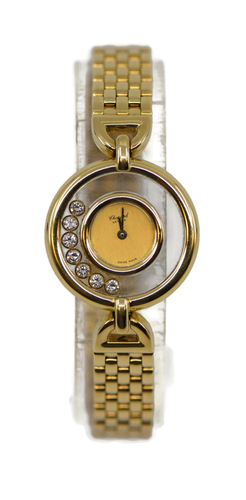 Chopard Happy Diamonds 18K Yellow Gold Watch 4105