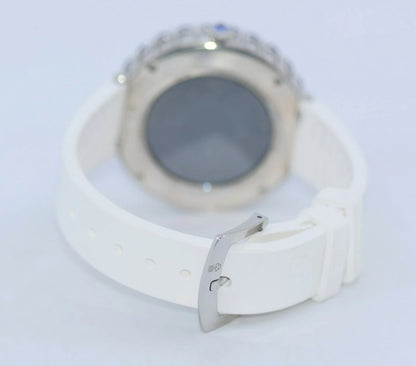 Corum Heritahe Eleganza Jump Hour Sterling Silver Watch 254.112.17/0090