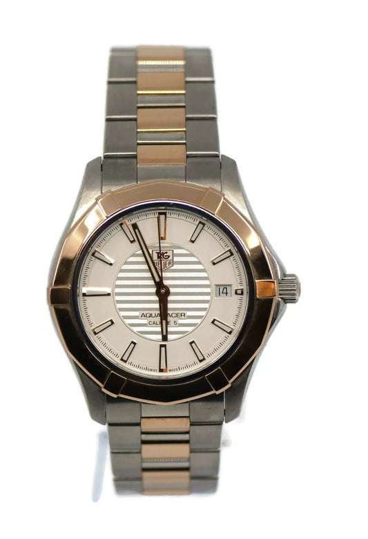 Tag Heuer Aquaracer 18K Rose Gold/Stainless Steel Watch WAP2150