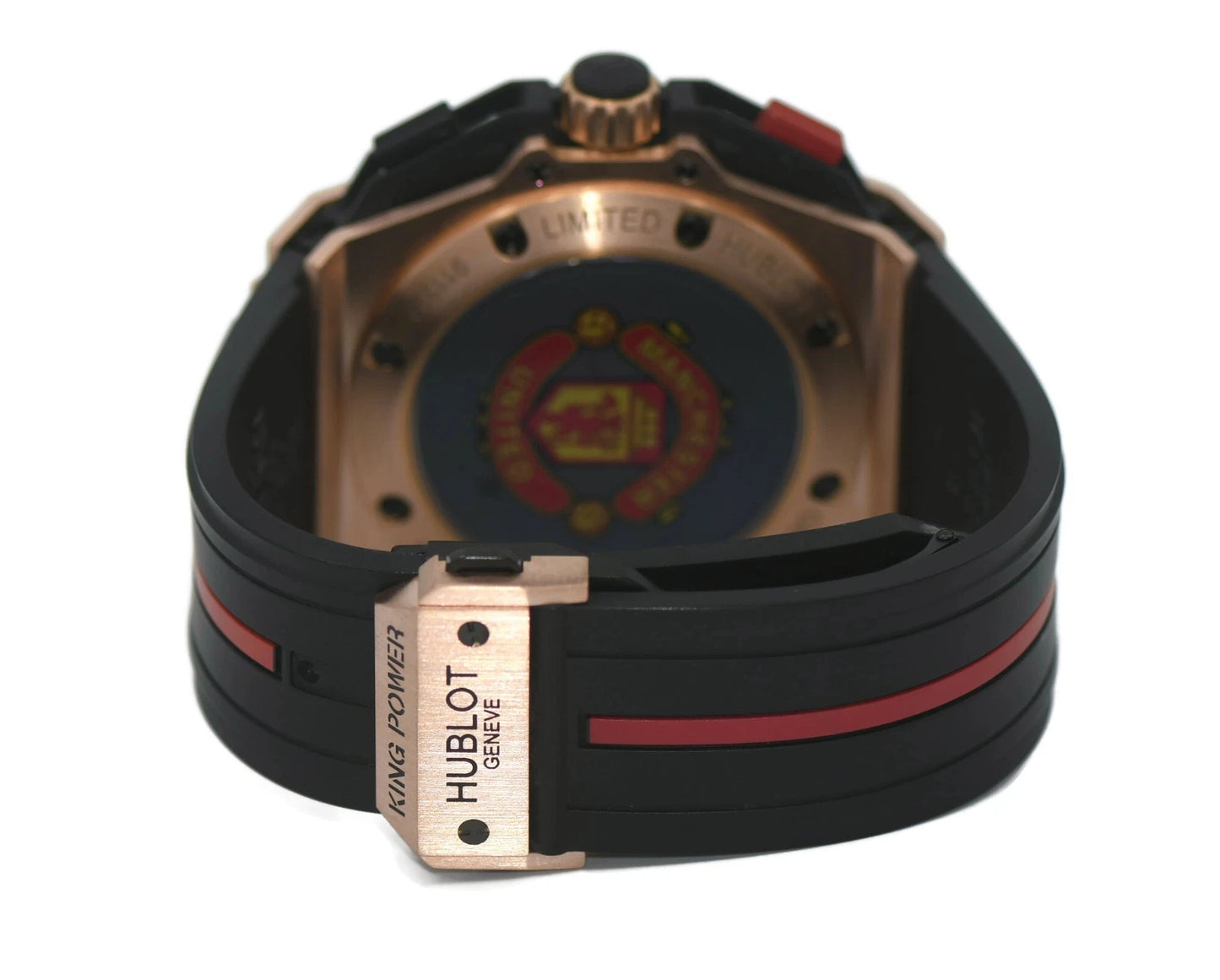 Hublot King Power Red Devil Manchester 18K Rose Gold Watch 716.OM.1129.RX.MAN11