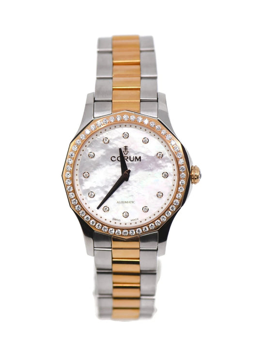 Corum Admirals Cup Legend Diamond 18K/Stainless Steel Watch 400.100.29/V200