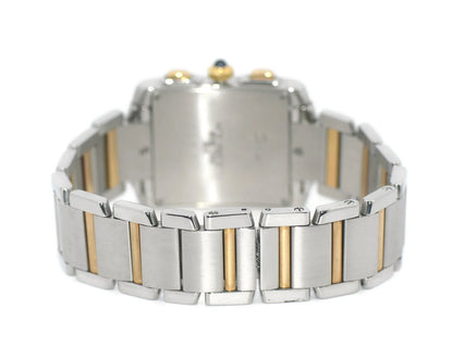 Cartier Tank Chronograph 18K/Stainless Steel Watch W51004Q4