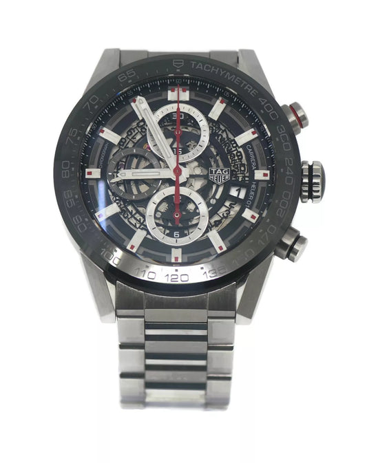 Tag Heuer Carrera 01 Chronograph Stainless Steel Watch CAR201V