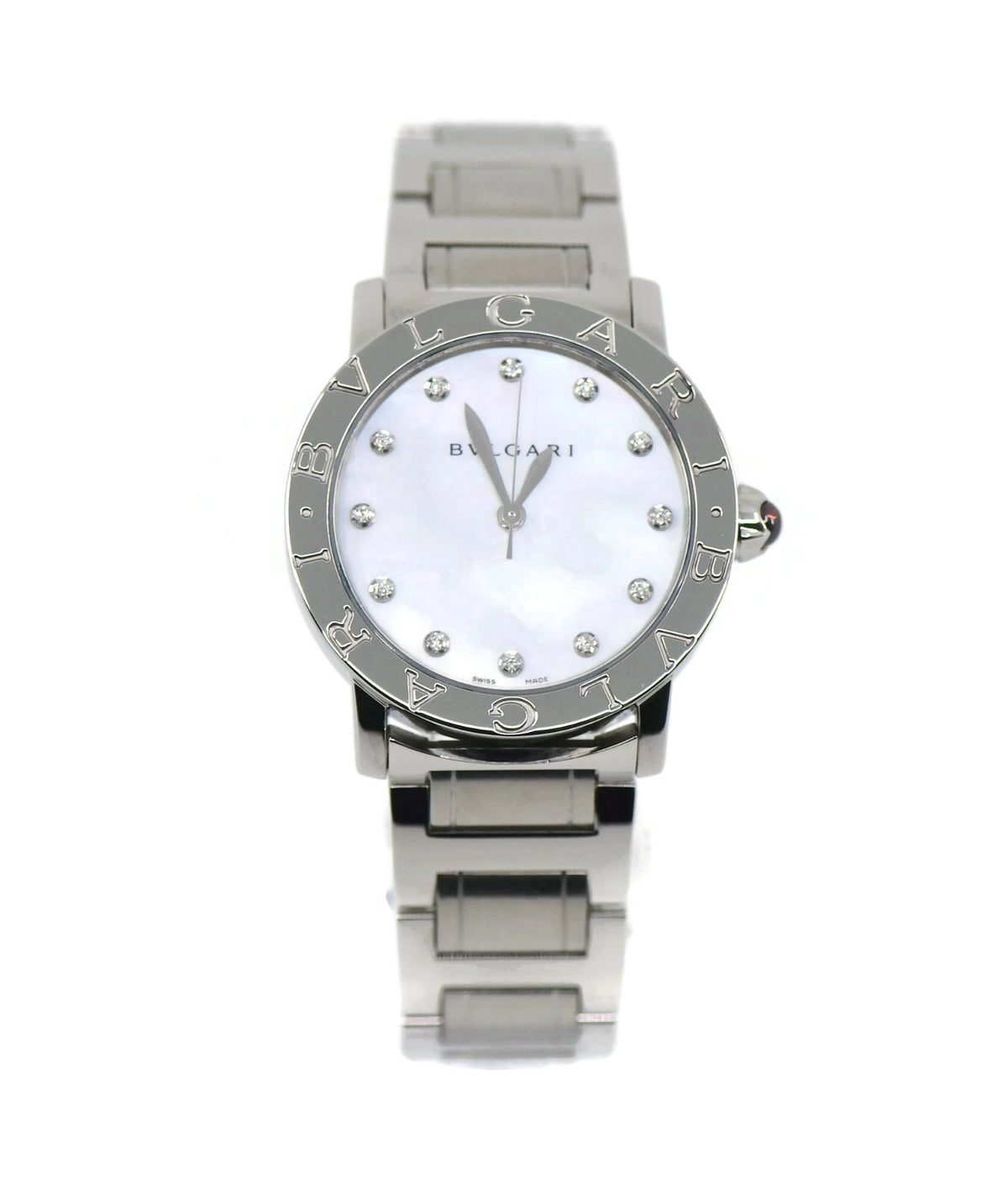 Bulgari Bvlgari Diamond Stainless Steel Watch BBL33S