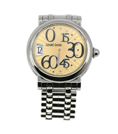 Gerald Genta Retro Jump Hour Stainless Steel Watch REC.L.10