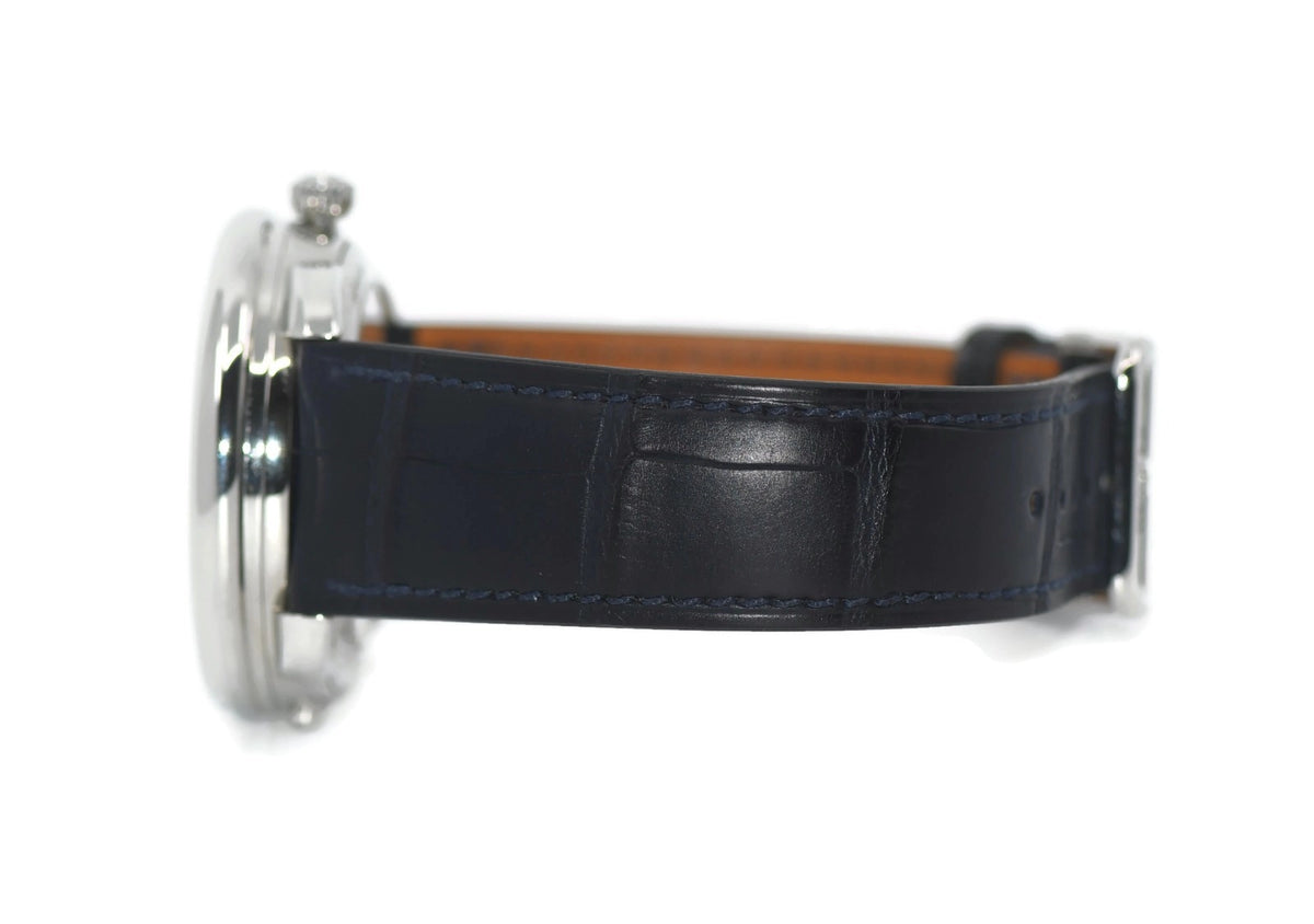 Hermes Arceau Le Temps Voyager Stainless Steel Watch AR10.510