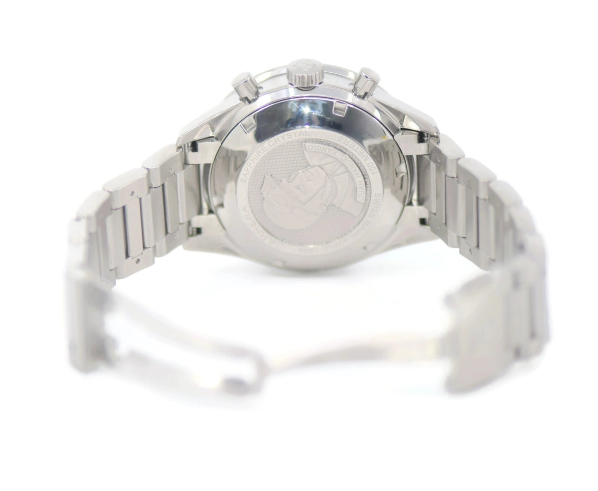 Tag Heuer Carrera Cal 16 Chronograph Stainless Steel Watch CV201AK