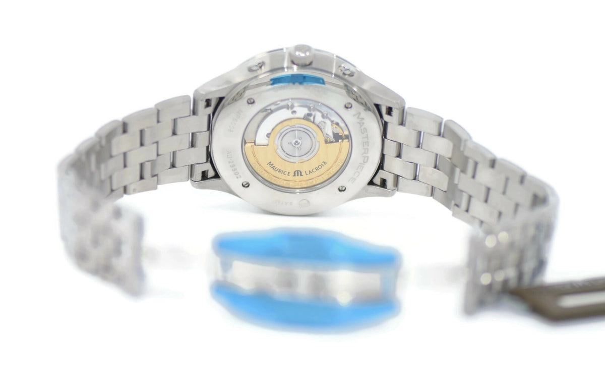 Maurice Lacroix Masterpiece Worldtimer Stainless Steel Watch MP6008