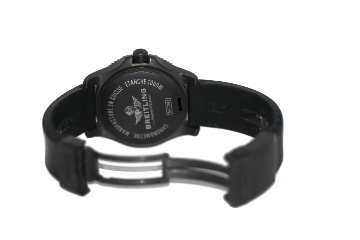 Breitling Superocean Black Steel Watch M17393