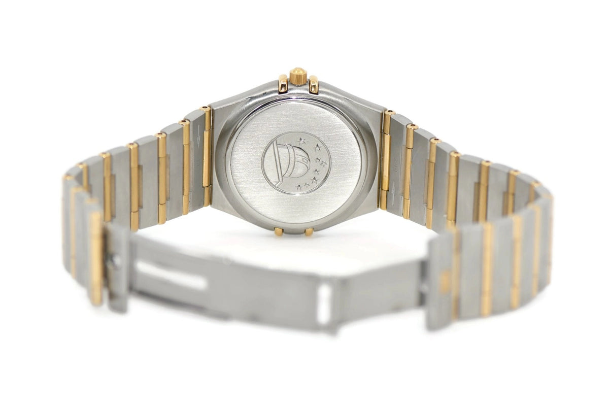 Omega Constellation Two Tone Stainless Steel Watch