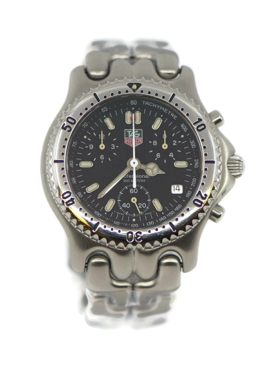 Tag Heuer Professional Chronograph Stainless Steel Watch CG1110