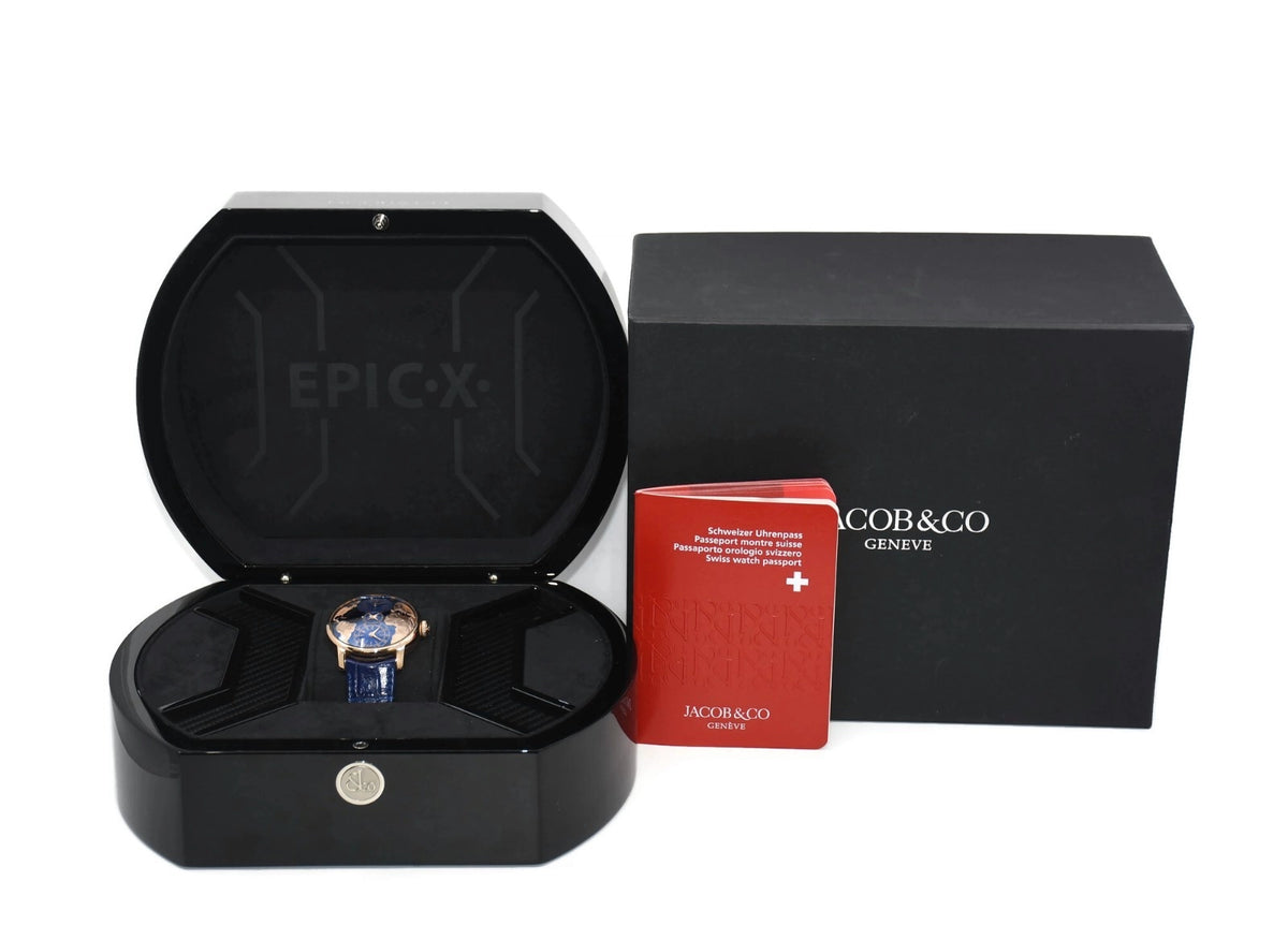 Jacob & Co World Is Yours 18K Rose Gold Watch DT100.40