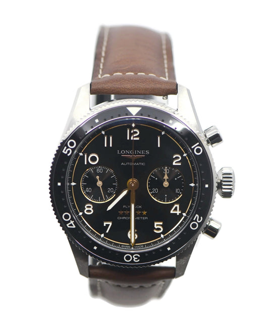 Longines Spirit Chronograph Stainless Steel Watch L38214532
