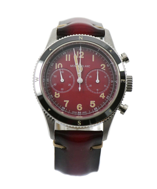 Montblanc 1858 Chronograph Stainless Steel Watch 126914