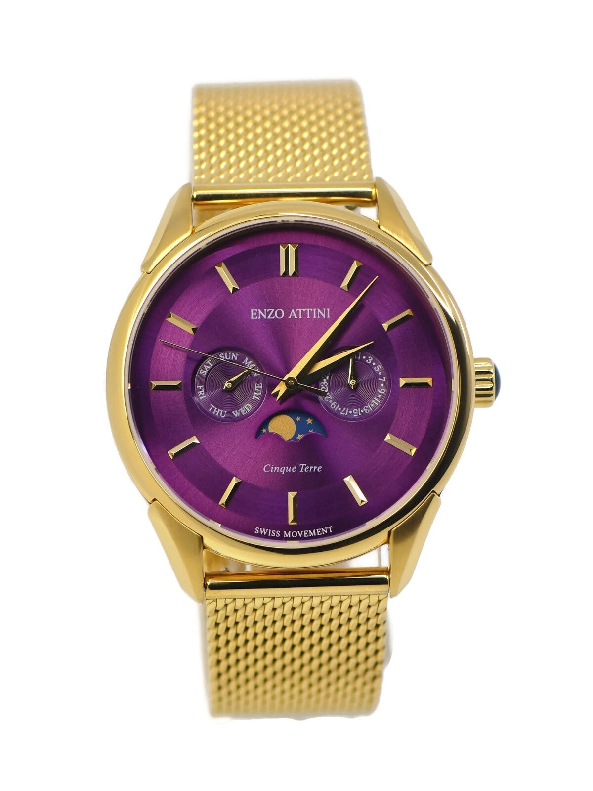 Enzo Attini Stainless Steel Watch