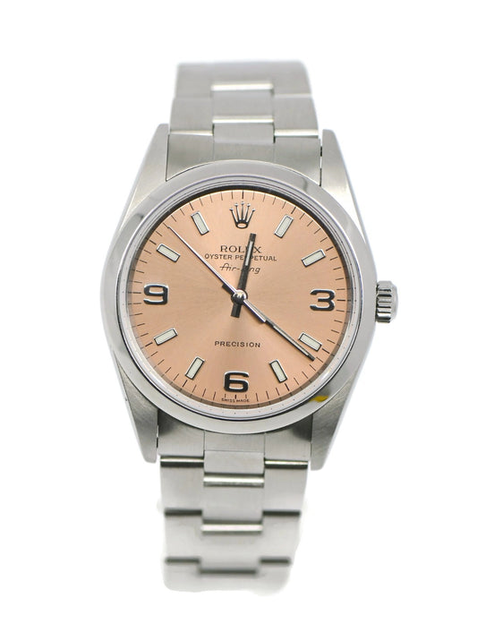 Rolex Airking Stainless Steel Watch 14000M