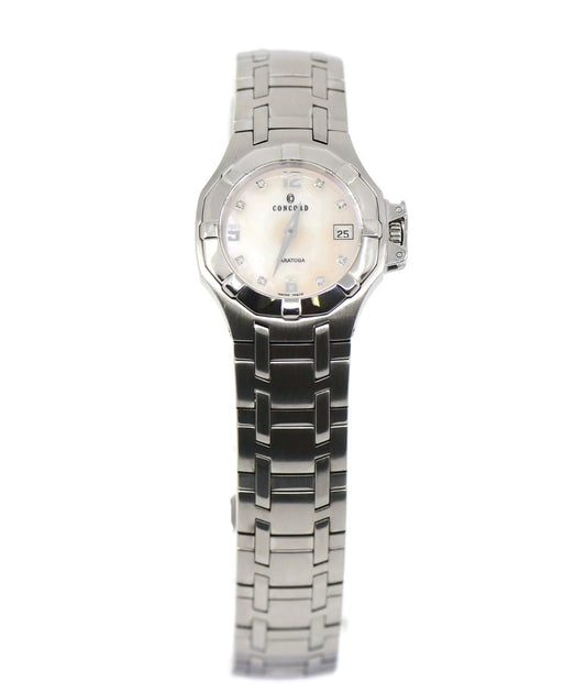 Concord Saratoga Diamond Stainless Steel Watch 14.E1.1855