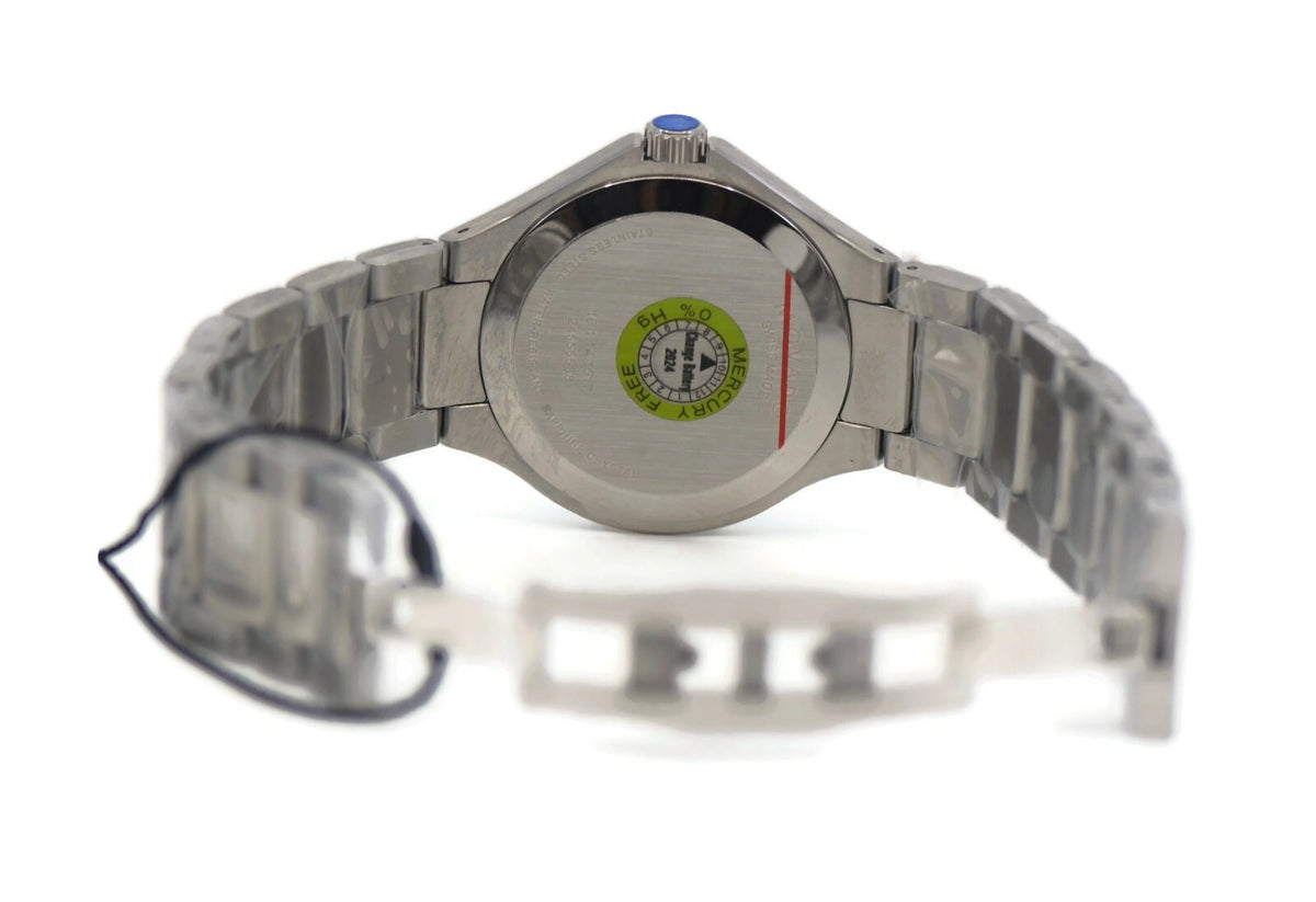 Movado Defio Blue Dial Stainless Steel Watch 0607311