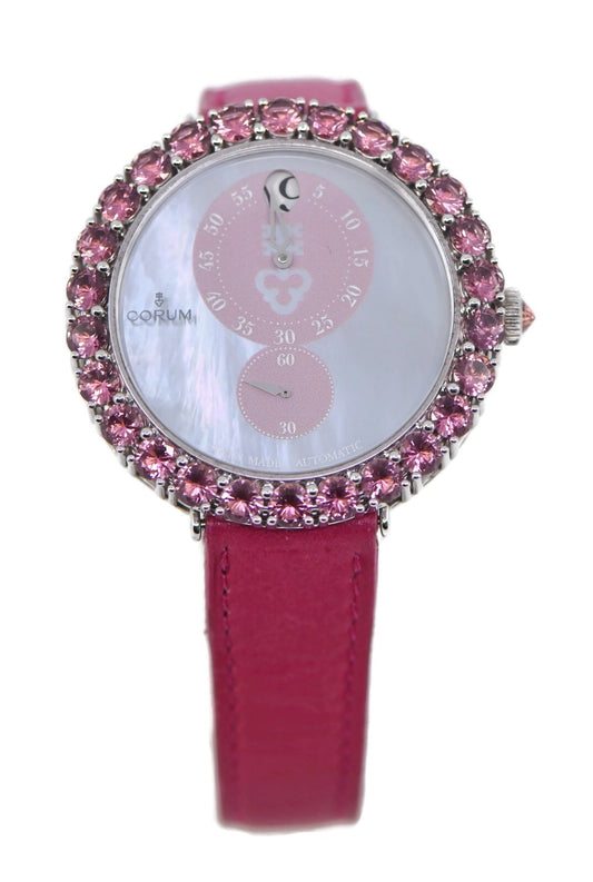 Corum Heritage Eleganza Tourmalines Sterling Silver Watch Z254/03643