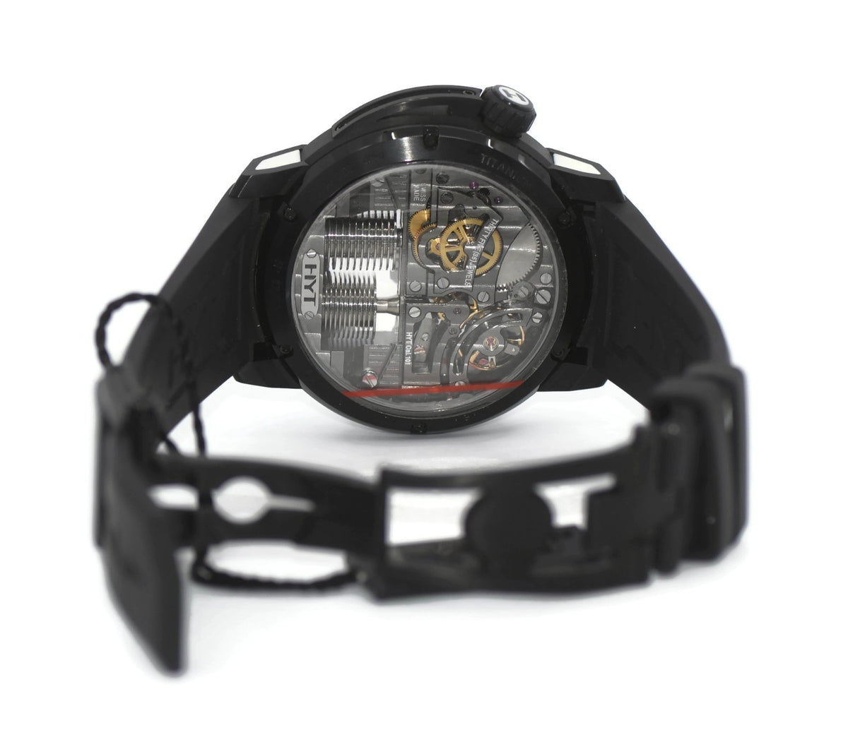 HYT H1 Ghost Titanium Watch 148-DL-60-NF-RU