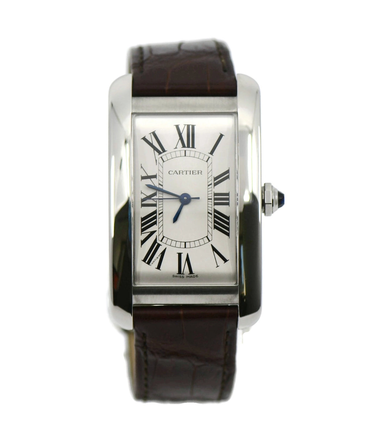 Cartier Tank Americaine Stainless Steel Watch WSTA0045