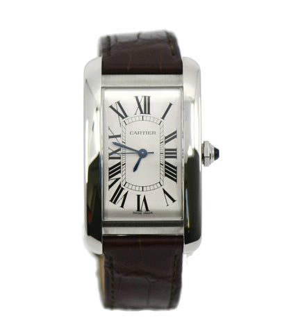 Cartier Tank Americaine Stainless Steel Watch WSTA0045