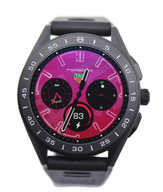 Tag Heuer Connected Black Titanium Watch SBG8A80