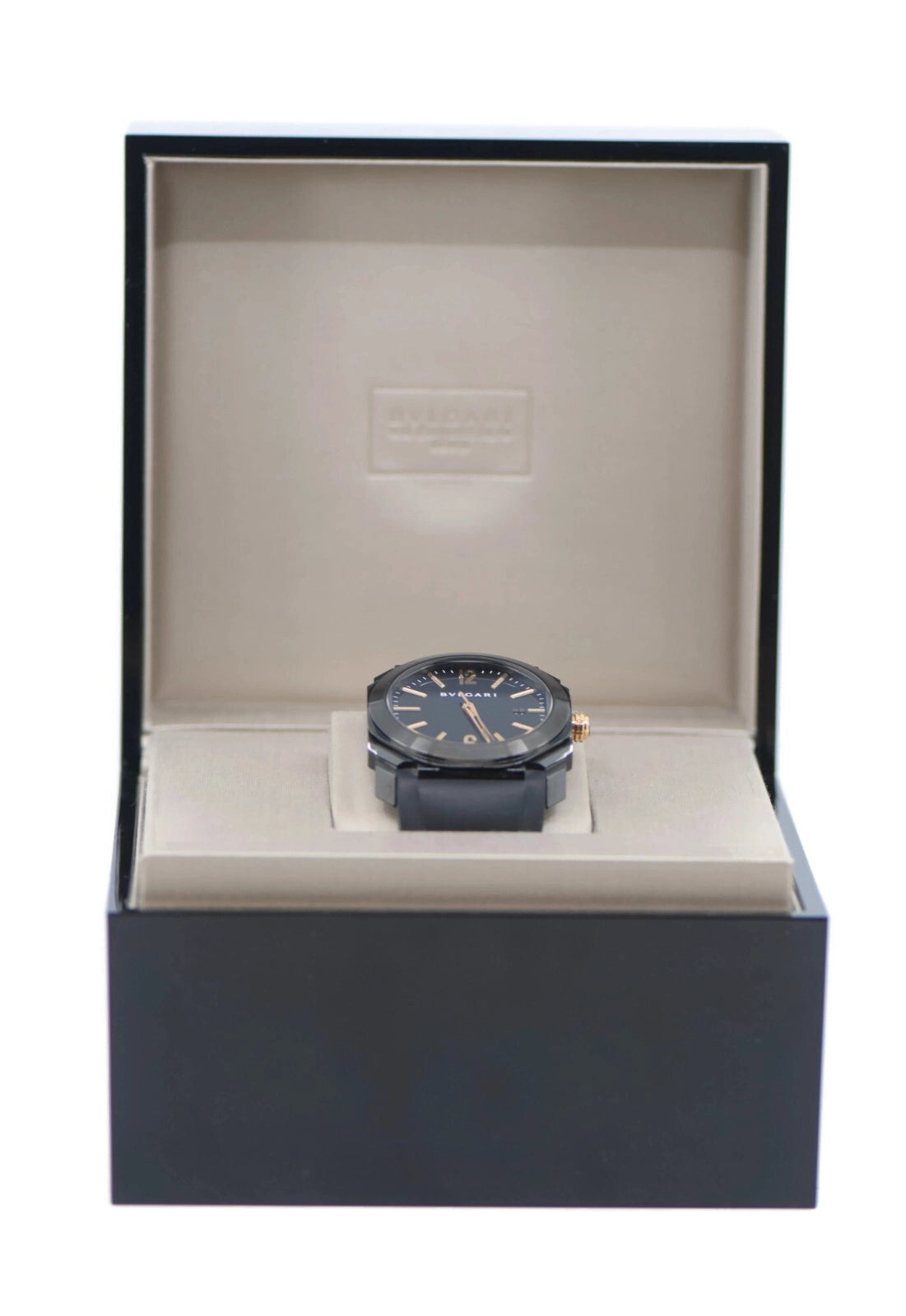 Bulgari Octo Black Stainless Steel Watch BGO41S