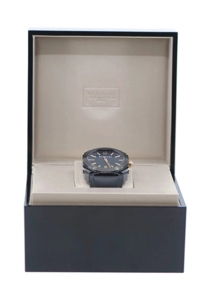 Bulgari Octo Black Stainless Steel Watch BGO41S