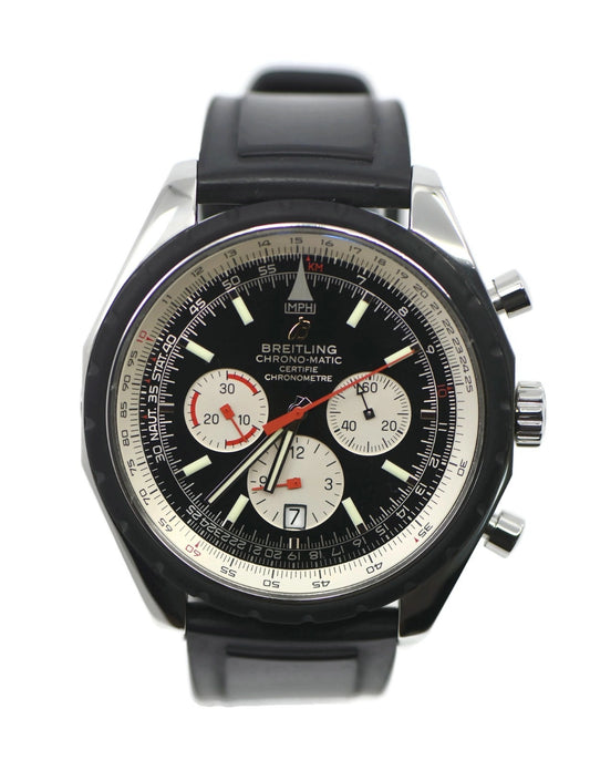 Breitling Chronomatic Stainless Steel Watch A14360