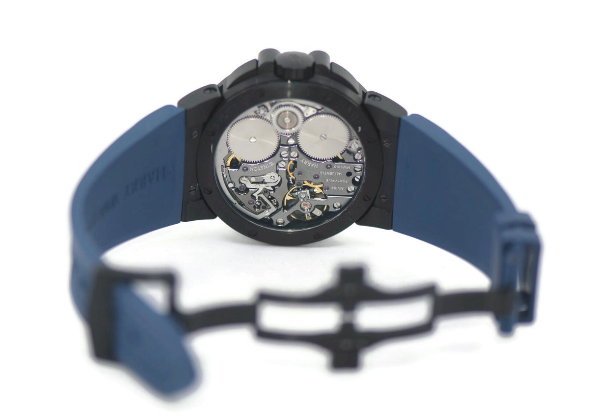Harry Winston Project Z Black Edition Stainless Steel Watch OCEMAL44ZZ004