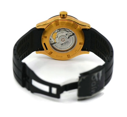 Mido Multifort Gold Tone Stainless Steel Watch M005.430.37.057.09