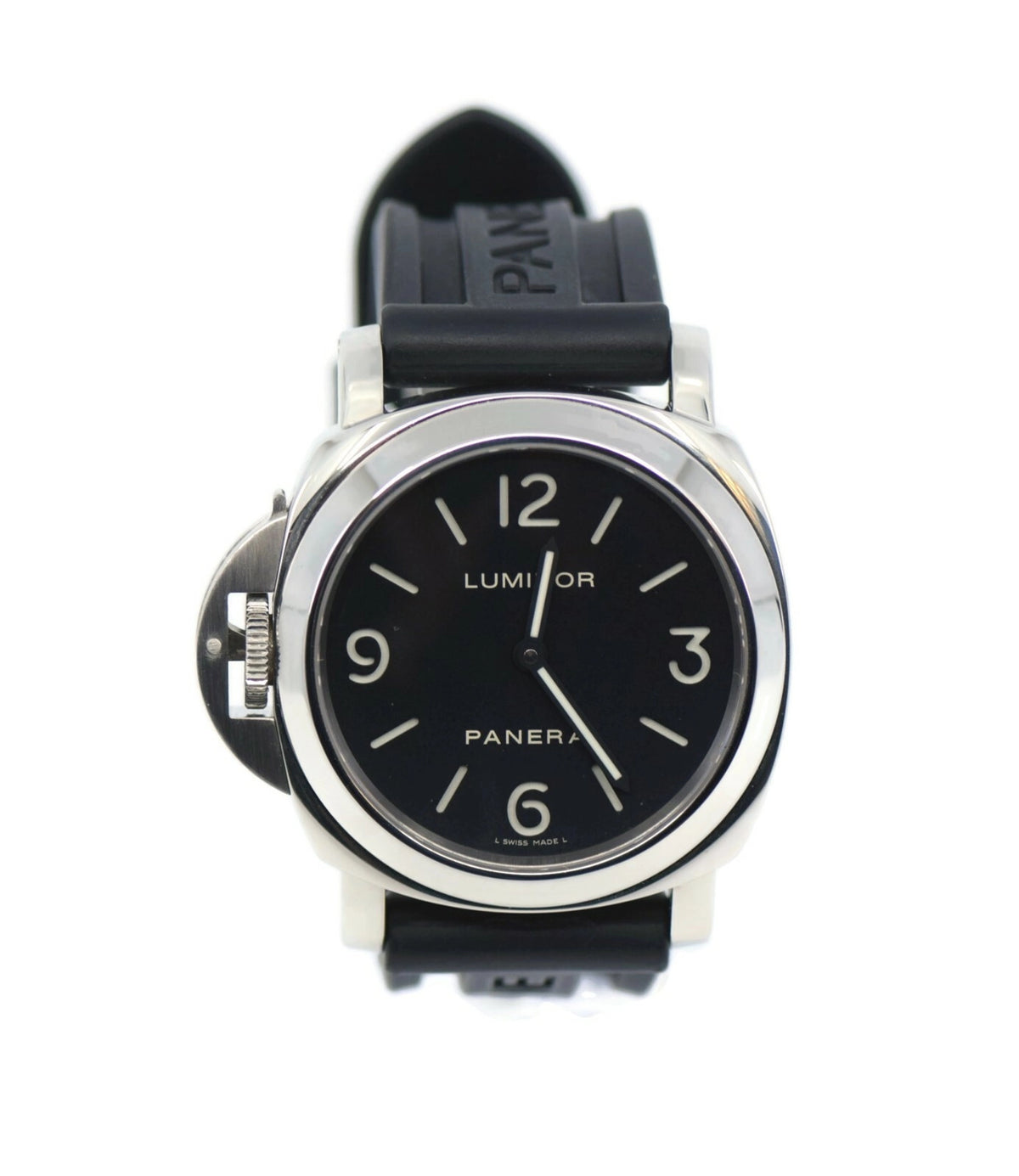 Panerai Luminor Base Left Hand Stainless Steel Watch PAM219