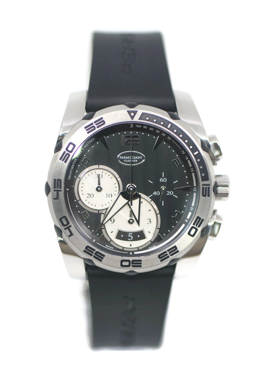 Parmigiani Pershing Chronograph Stainless Steel Watch PFC528