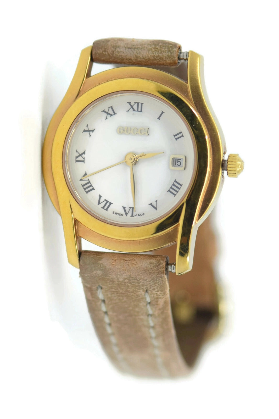 Gucci Gold Tone Stainless Steel Watch 5400L