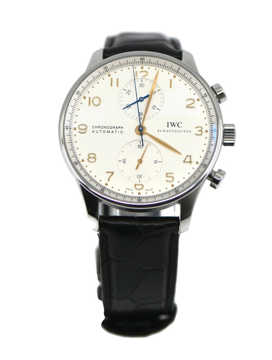 IWC Portuguese Chronograph Stainless Steel Watch IW371445