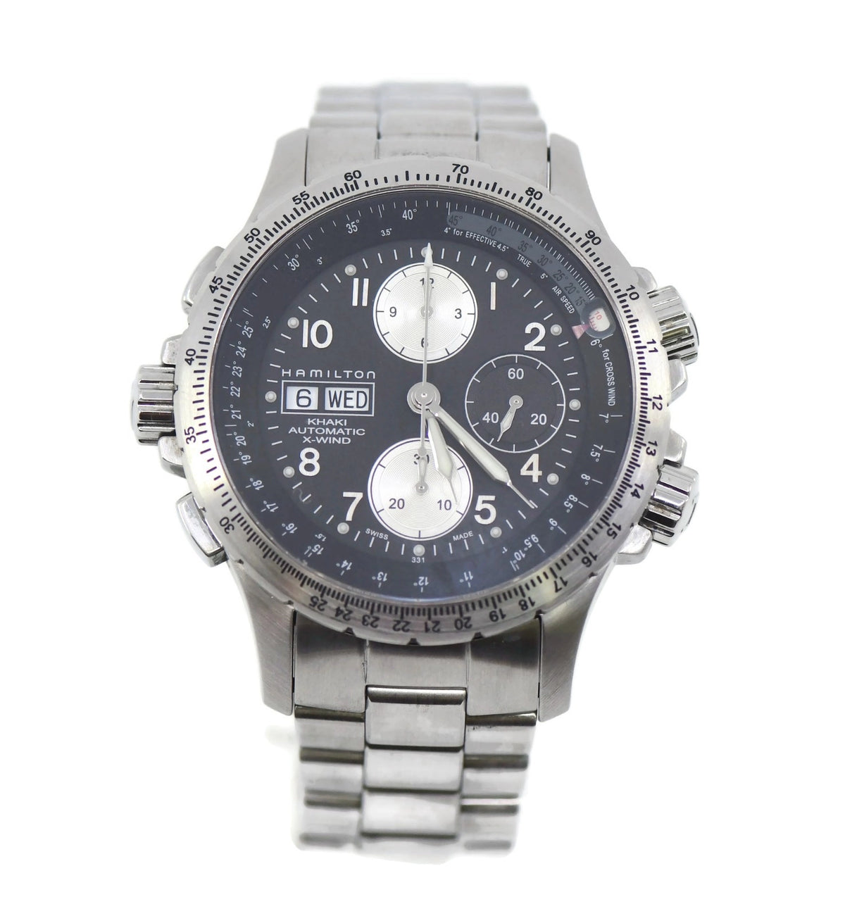 Hamilton Khaki X-Wind Stainless Steel Watch H776160