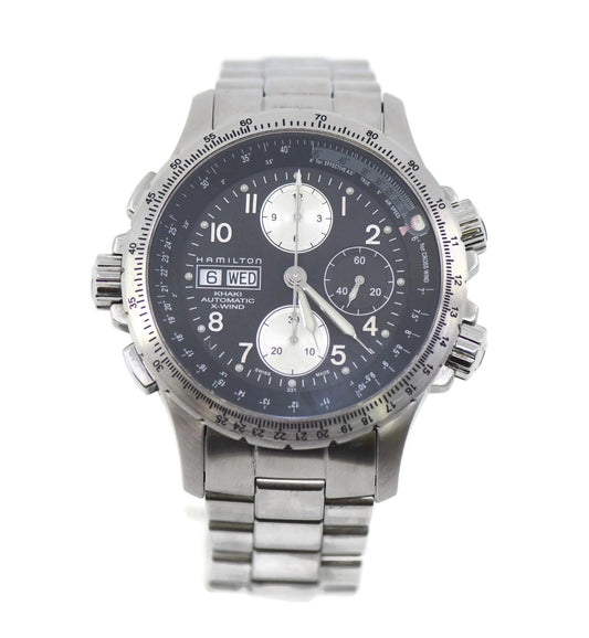 Hamilton Khaki X-Wind Stainless Steel Watch H776160