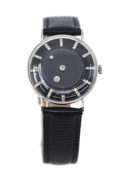 Jaeger LeCoultre Mystery Diamond 14K White Gold Watch 727-722
