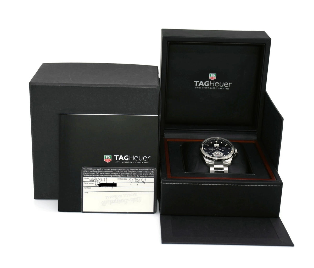 Tag Heuer Grand Carrera Stainless Steel Watch WAV5111