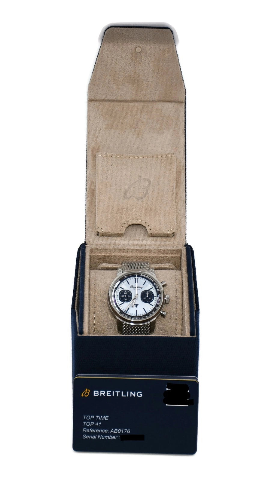 Breitling Top Time Chronograph Stainless Steel Watch AB0176