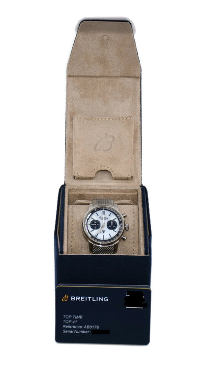 Breitling Top Time Chronograph Stainless Steel Watch AB0176
