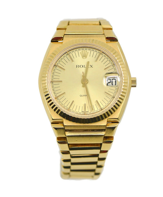Rolex Oysterquartz 18K Yellow Gold Watch 5100/8